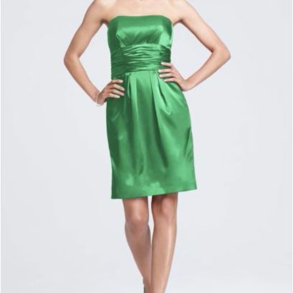 David's Bridal Short Dress with Pockets, Size: 8